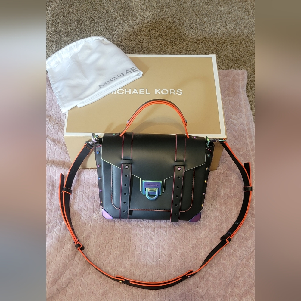 Michael Kors π₯ NWOT Limited Edition Manhattan Medium Satchel/Crossbody Bag. - Picture 7 of 7